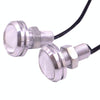 2 PCS 2x 3W 120LM Waterproof Eagle Eye Light White LED Light for Vehicles, Cable Length: 60cm(Silver)