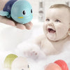 3 PCS Children Summer Bathroom Splashing Cartoon Turtle Toy(Red)