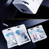 100 PCS  USB Cable Packaging Bag Data Cable Bag Ziplock Bag 10.5 x 15 cm