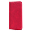 For Xiaomi Poco X3 NFC Frosted Business Magnetic Horizontal Flip PU Leather Case with Holder & Card Slot & Lanyard(Red)