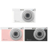 C13 2.88 inch 4K 8X Optical Zoom Telescopic Lens HD Digital Camera, Spec: White+Card Reader+Wiper