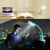 100 PCS Portable Mini USB 6 LED Light, For PC / Laptops / Power Bank, Flexible Arm, Eye-protection Light(White)