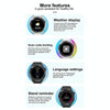 GT3Pro 1.28-Inch Health Monitoring Bluetooth Call Smart Watch With NFC, Color: Black Leather