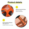 Breathable Bulldog Muzzle, XS (Orange) - Soft Mesh, Adjustable Strap