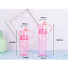 Creative Spray Water Bottle Sports Bottle Portable With Lid Summer Hydration Beauty Plastic Cup, Size:600 ML(Green)