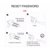 Four Digit Computer Lock Notebook Universal Anti-theft Password Lock, Size:Diameter 3.5 mm Length 1.2 m