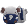 Kids 3D Animal Velvet Backpacks Children Cartoon Kindergarten Toys Gifts School Bags(Elephant)