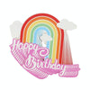 20pcs Birthday Party Cake Toppers Baking Cake Ornament Flags Dessert Decoration, Style: Balloon 2