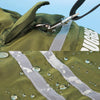 Foldable Dog Raincoat XXL Dark Green - Waterproof & Reflective