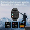 G96 1.85 inch HD Square Screen Rugged Smart Watch Support Bluetooth Calling/Heart Rate Monitoring/Blood Oxygen Monitoring(Black)