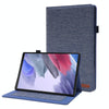 For Lenovo M10 Plus 10.3 inch TB-X606 / TB-X606F Horizontal Flip TPU + Fabric PU Leather Tablet Case(Dark Blue)