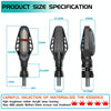 4 PCS Modified Motorcycle 16LEDs Brake Turn Tail Light, Transparent Shell(Red Light + Yellow Light)