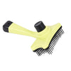 Elite Multi-functional Plastic Grooming Comb Cut Tangles Tool Pet Brushes(Green)