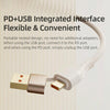 ROCK G20 Two to Three 5A USB+Type-C to 8 Pin+Type-C+Micro USB Fast Charging Data Cable, Length: 1.5m(Beige)