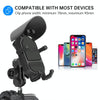 WUPP ZH-1848A2 Motorcycle Shock Absorption Riding Phone Navigation Holder, Style:M10 Ball Joint
