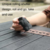 Sunnylife MM3-SN443 For Mini 3 Pro Propeller Blades + Silicone Folding Storage Bag(Blue Strip+Brown Bag)