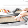 High Temperature Resistant Silicone Baking Mat Macaron Puff Oven Mat(Gray 30 Circle)