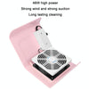 40W Nail Art Vacuum Cleaner Dust Collector, Specification: EU Plug (White)