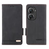 For Asus Zenfone 9 Magnetic Clasp Flip Leather Phone Case(Black)