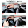 3R-2151 Car Auto Universal Steering Wheel Spinner Knob Auxiliary Booster Aid Control Handle Car Steering Wheel Booster Wheel Strengthener Auto Spinner Knob Ball(Black)