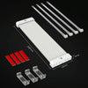 AOSOR Al200 Neon Cable Computer Motherboard Graphics Card Glow Board Power Supply Line Decoration(White)