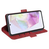 For Samsung Galaxy A36 Dual-side Magnetic Buckle Horizontal Flip Leather Phone Case(Red)