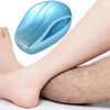 Nano Glass Manual Grinding Wool Implement Painless Without Skin Damage Washable Hair Removal Instrument(Bright Light Blue)