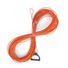 50m Steel Wire Covered With Rubber Measuring Rope With Scale Marking Pull Ring Deep Well Rope