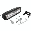 18W 1440LM Epistar 6 LED White Slot Beam Car Work Lamp Bar Light Waterproof IP67, DC 10-30V