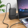 Borofone BU49 Shine 1.2m 2.4A Intelligent Power-off USB to 8 Pin Charging Data Cable(Black)