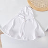 UPF50+ Baby Sunscreen Cloak Summer Thin Outer Wear Breathable Sunscreen Clothes Jacket, Size: S For 0-1 Years Old(White)