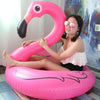 Summer Inflatable Flamingo Shaped Float Pool Lounge Swimming Ring Floating Bed Raft, Size: 120cm