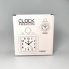 Candy Color Office Home Student Square Alarm Clock(Black)