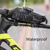 WEST BIKING YP0707263 Bicycle Outdoor Front Beam Bag EVA Hard Shell Phone Bag(Gray)