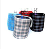 Bicycle Basket Cloth Hanging Basket Folding Bicycle Basket(Black Square)