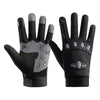 LANYIER Fall Winter Men Outdoor Motorcycle Gloves Riding Warm Windproof Anti-Slip Waterproof Touch Screen Gloves, Size: Average(Gray)