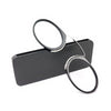 Mini Clip Nose Style Presbyopic Glasses without Temples, Positive Diopters:+1.50(Black)