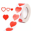 500pcs /Roll Red Heart Tanning Sunbathing Stickers Self Adhesive Body Stickers