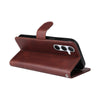 For Samsung Galaxy A56 5G Classic Calf Texture Flip Leather Phone Case(Brown)