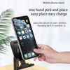 T6 2 in 1 Portable Folding Stand Wireless Charging, Style:Double Charge(Black)