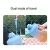3800ml Large Capacity Gradient Straw Cup Sports Bottle With Scale(Blue)
