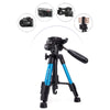 JMARY KP-2203 Portable Aluminum Alloy Telescopic SLR Camera Phone Photography Tripod(Blue)