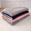 Double Sided Dog Blanket, Pink Plush & Cooling Fleece, M (75x50cm)