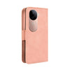 For vivo V40e 5G / iQOO Z9S 5G Skin Feel Calf Texture Card Slots Leather Phone Case(Pink)
