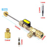 32pcs / Set T6 Air Conditioning Valve Core Remover Installer Tool with Dual Size SAE 1/4 and 5/16 Ports(Gold)