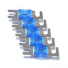 A0303 Blue 5 PCS Car Audio AFS Mini ANL 60A Fuse Nicked Plated