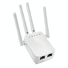 M-95B 300M Repeater WiFi Booster Wireless Signal Expansion Amplifier(White - UK Plug)