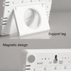 8218 Thin and Light Magnetic Wall-mounted LCD Temperature Electronic Digital Clock(White)