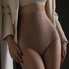 High-Waisted Liquid Seamless Ice Abdomen Slimming Buttocks Sculpting Ladies Underwear, Size: M(Coffee)