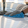 Chenille Double-Sided Microfiber Car Cleaning Thumb Gloves(27x21cm)